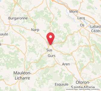 Map of Navarrenx, Nouvelle-Aquitaine