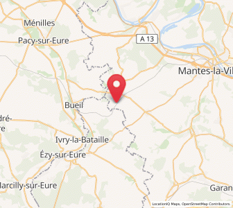 Map of Neauphlette, Île-de-France