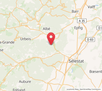 Map of Neubois, Grand Est