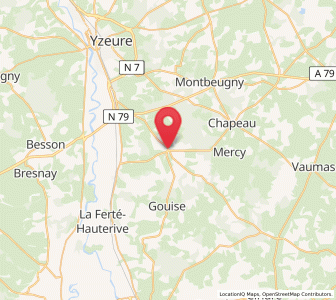 Map of Neuilly-le-Réal, Auvergne-Rhône-Alpes