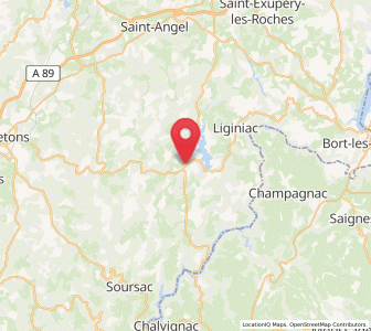 Map of Neuvic d'Ussel, Nouvelle-Aquitaine