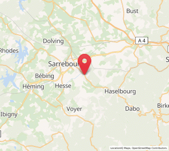 Map of Niderviller, Grand Est