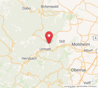 Map of Niederhaslach, Grand Est