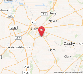 Map of Niergnies, Hauts-de-France