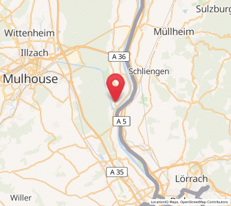 Map of Niffer, Grand Est