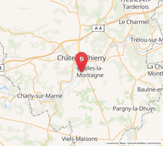 Map of Nogentel, Hauts-de-France