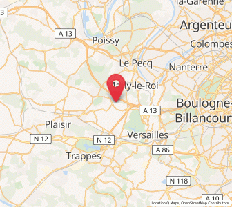 Map of Noisy-le-Roi, Île-de-France