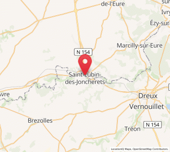 Map of Nonancourt, Normandy