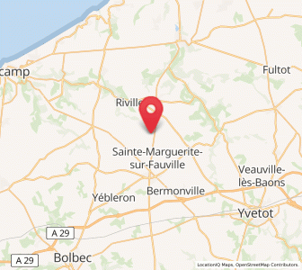 Map of Normanville, Normandy
