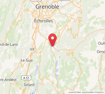 Map of Notre-Dame-de-Mésage, Auvergne-Rhône-Alpes
