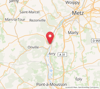 Map of Novéant-sur-Moselle, Grand Est