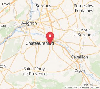 Map of Noves, Provence-Alpes-Côte d'Azur