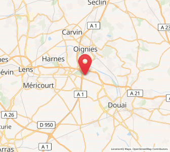 Map of Noyelles-Godault, Hauts-de-France