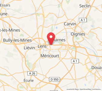 Map of Noyelles-sous-Lens, Hauts-de-France