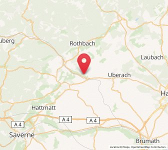 Map of Obermodern-Zutzendorf, Grand Est