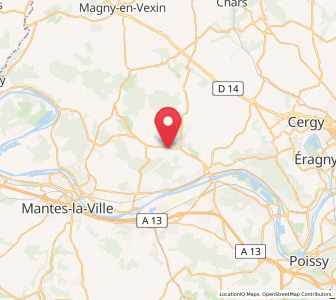 Map of Oinville-sur-Montcient, Île-de-France