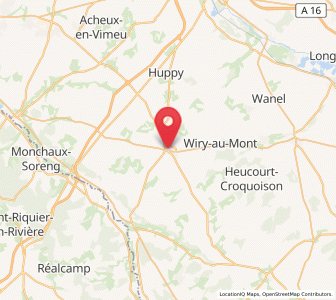 Map of Oisemont, Hauts-de-France