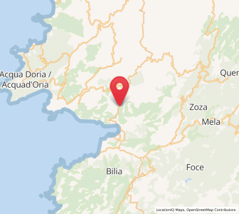 Map of Olmeto, Corsica