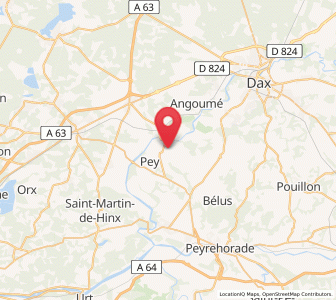 Map of Orist, Nouvelle-Aquitaine