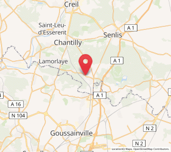 Map of Orry-la-Ville, Hauts-de-France