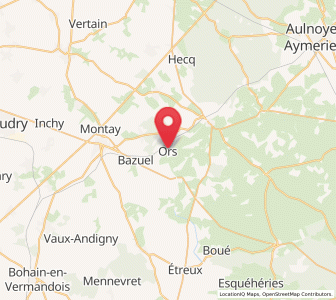Map of Ors, Hauts-de-France
