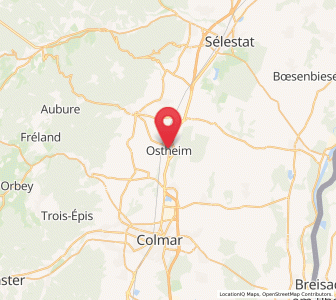 Map of Ostheim, Grand Est