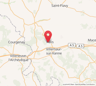 Map of Palis, Grand Est
