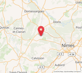 Map of Parignargues, Occitanie