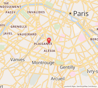 Map of Paris 14