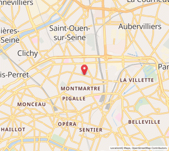 Map of Paris 18