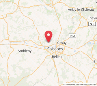 Map of Pasly, Hauts-de-France