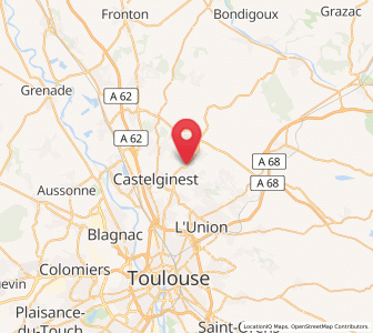 Map of Pechbonnieu, Occitanie