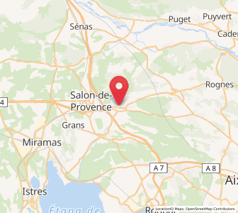 Map of Pélissanne, Provence-Alpes-Côte d'Azur