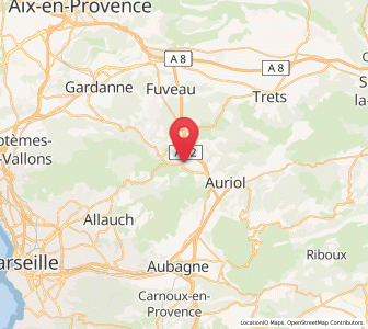 Map of Peypin, Provence-Alpes-Côte d'Azur
