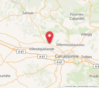 Map of Pezens, Occitanie