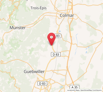 Map of Pfaffenheim, Grand Est