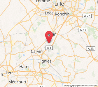 Map of Phalempin, Hauts-de-France