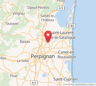 Map of Pia, Occitanie