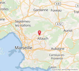 Map of Plan-de-Cuques, Provence-Alpes-Côte d'Azur