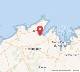 Map of Pléboulle, Brittany