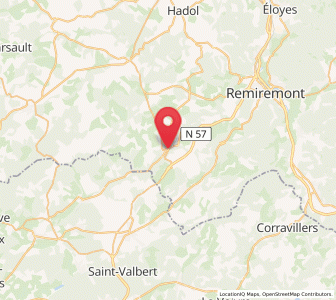 Map of Plombières-les-Bains, Grand Est