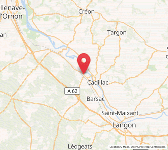 Map of Podensac, Nouvelle-Aquitaine