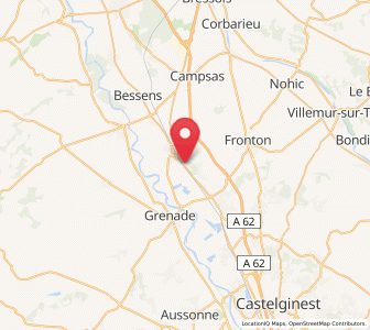 Map of Pompignan, Occitanie