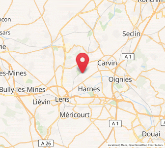 Map of Pont-à-Vendin, Hauts-de-France