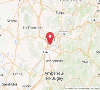 Map of Pont-d'Ain, Auvergne-Rhône-Alpes
