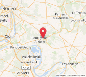 Map of Pont-Saint-Pierre, Normandy