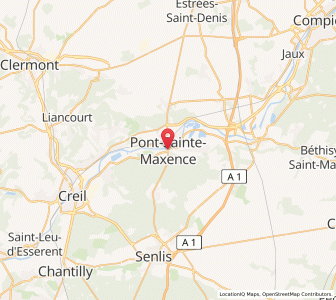 Map of Pont-Sainte-Maxence, Hauts-de-France