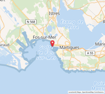 Map of Port-de-Bouc, Provence-Alpes-Côte d'Azur