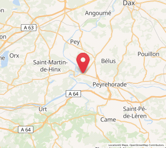 Map of Port-de-Lanne, Nouvelle-Aquitaine