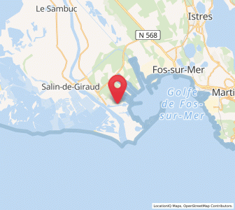 Map of Port-Saint-Louis-du-Rhône, Provence-Alpes-Côte d'Azur
